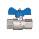 Double Lin Water Brass Ball Valves Female/Female - Short Handle - PN25